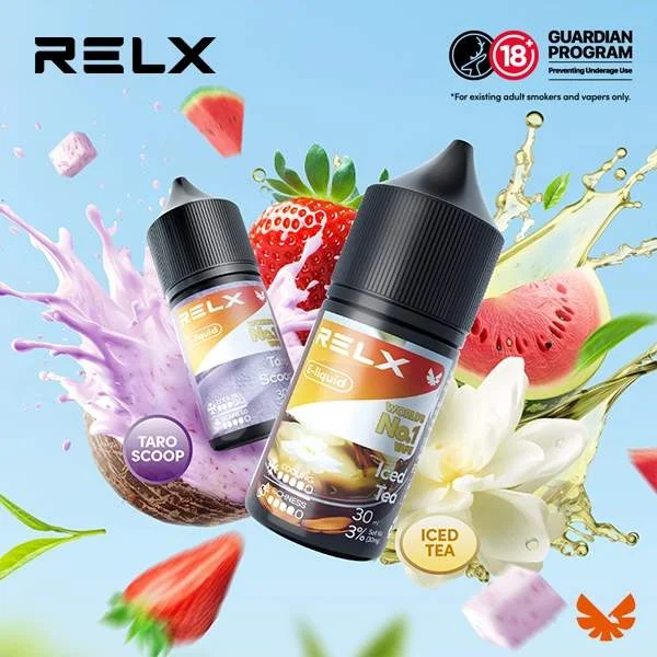 RELX悅刻瓶裝煙油30ml｜水果味丁鹽煙油・現貨供應